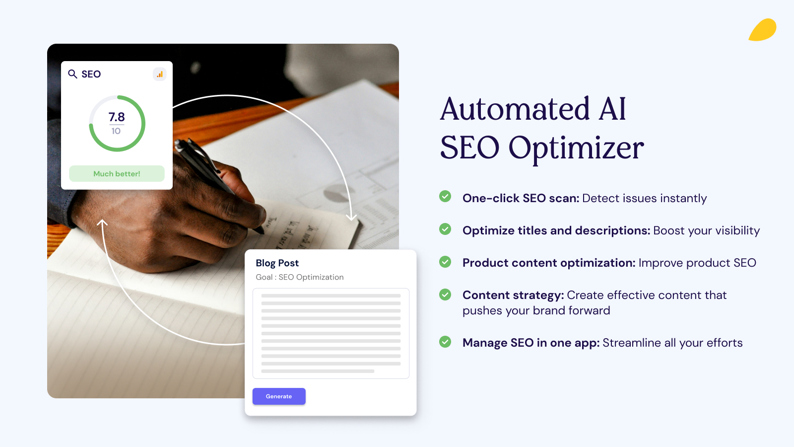 Enhance SEO with automated AI-driven recommendations