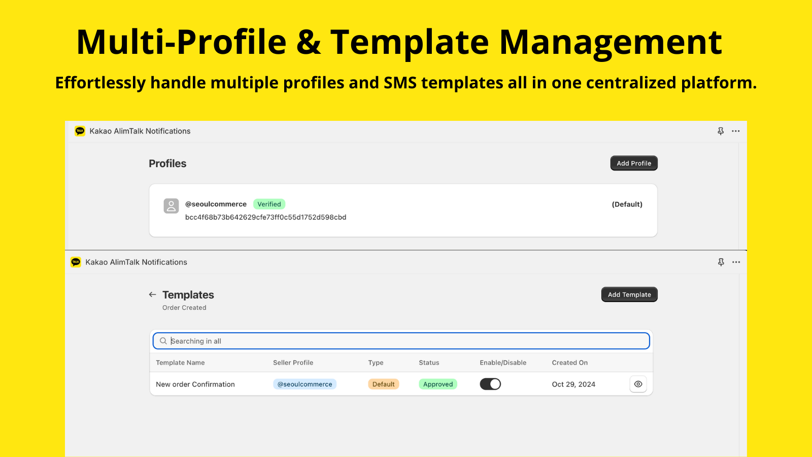 Kakao Alimtalk Notifications 