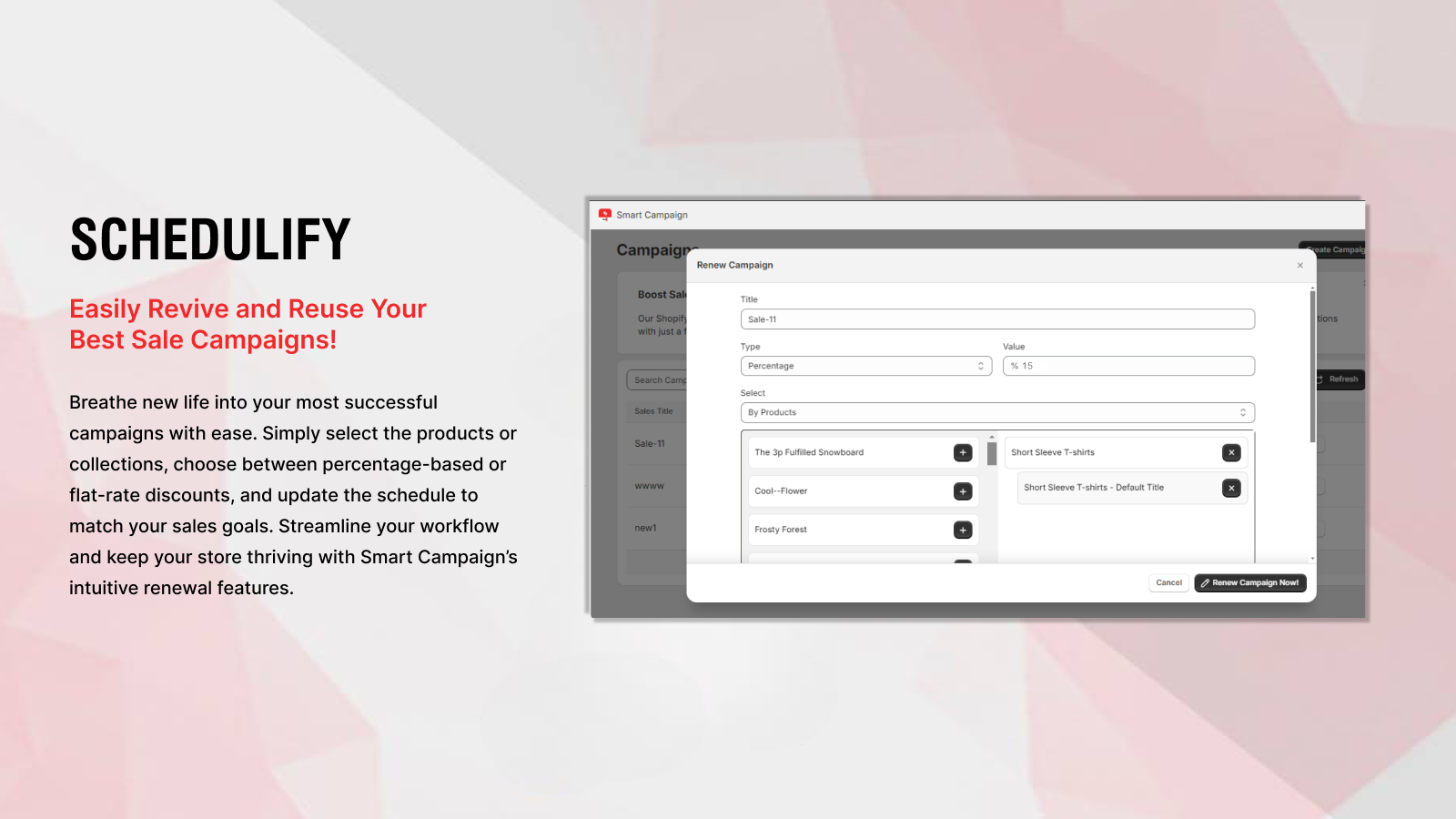Reuse your best sales campaign 