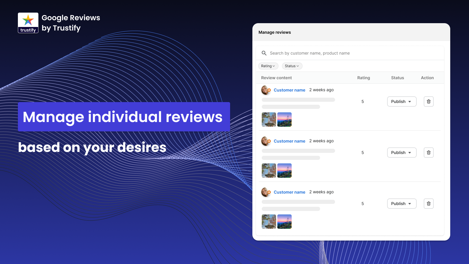 Trustify Google Reviews Importer