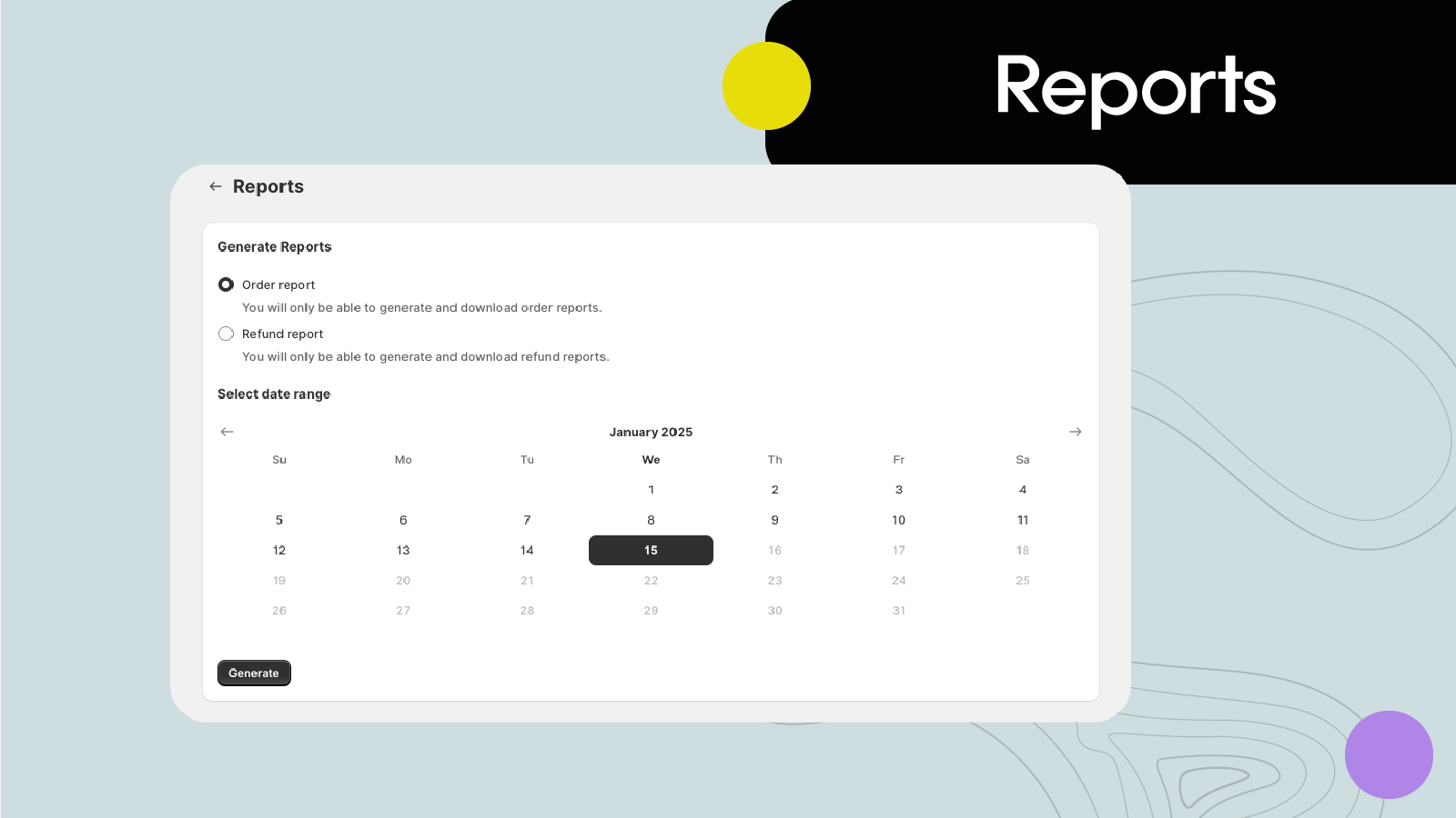 settings for pdf invoice