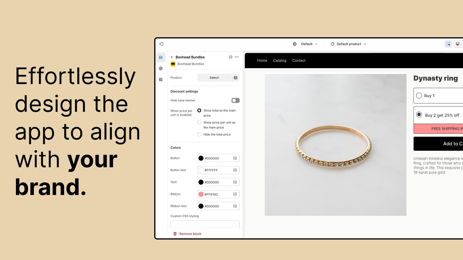 boxhead bundles design panel
