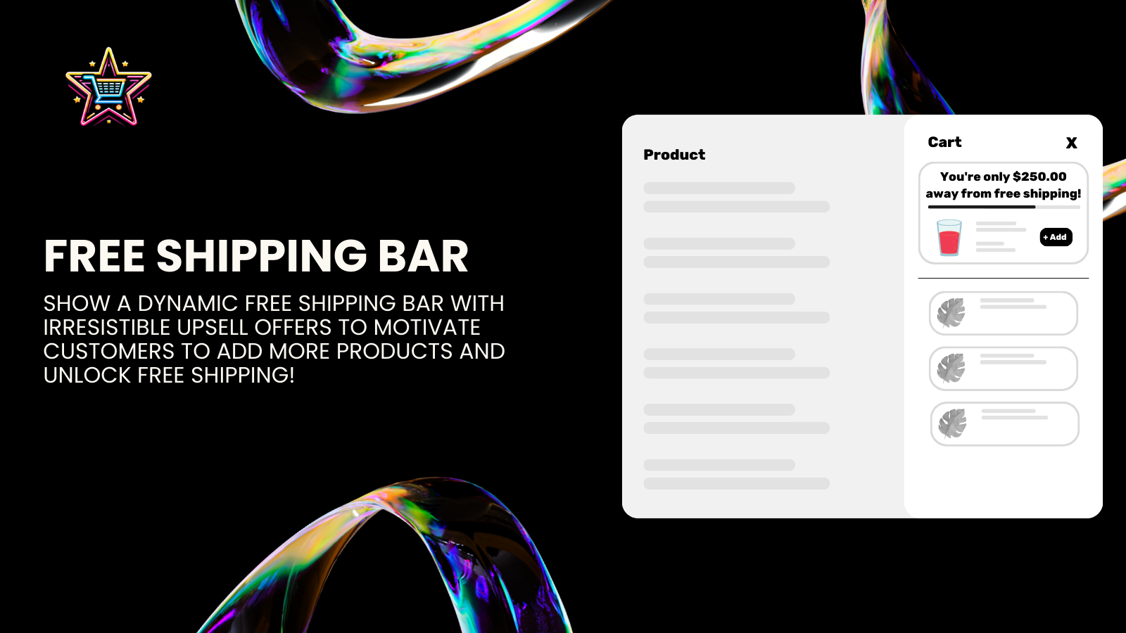 Free Shipping bar upsell