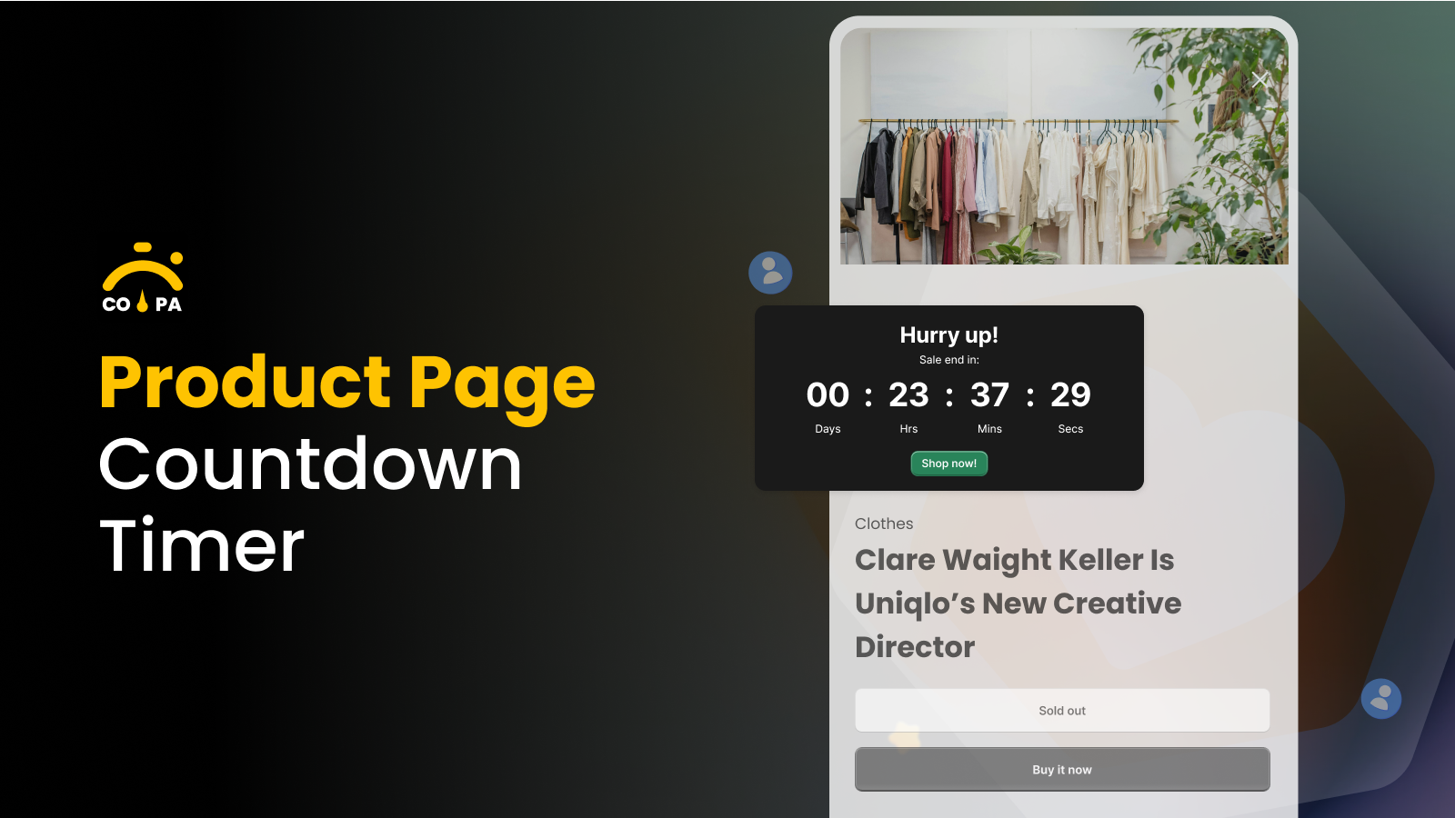 Product Page Countdown Timer
