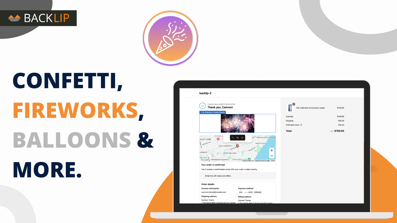 BL Confetti Checkout Effects - Multiple Celebration Effects.