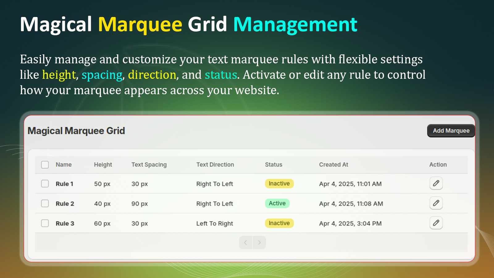 WBL - Magical Marquee
