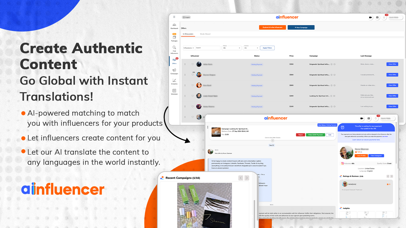 Create Authentic Content - Go Global with Instant Translations!