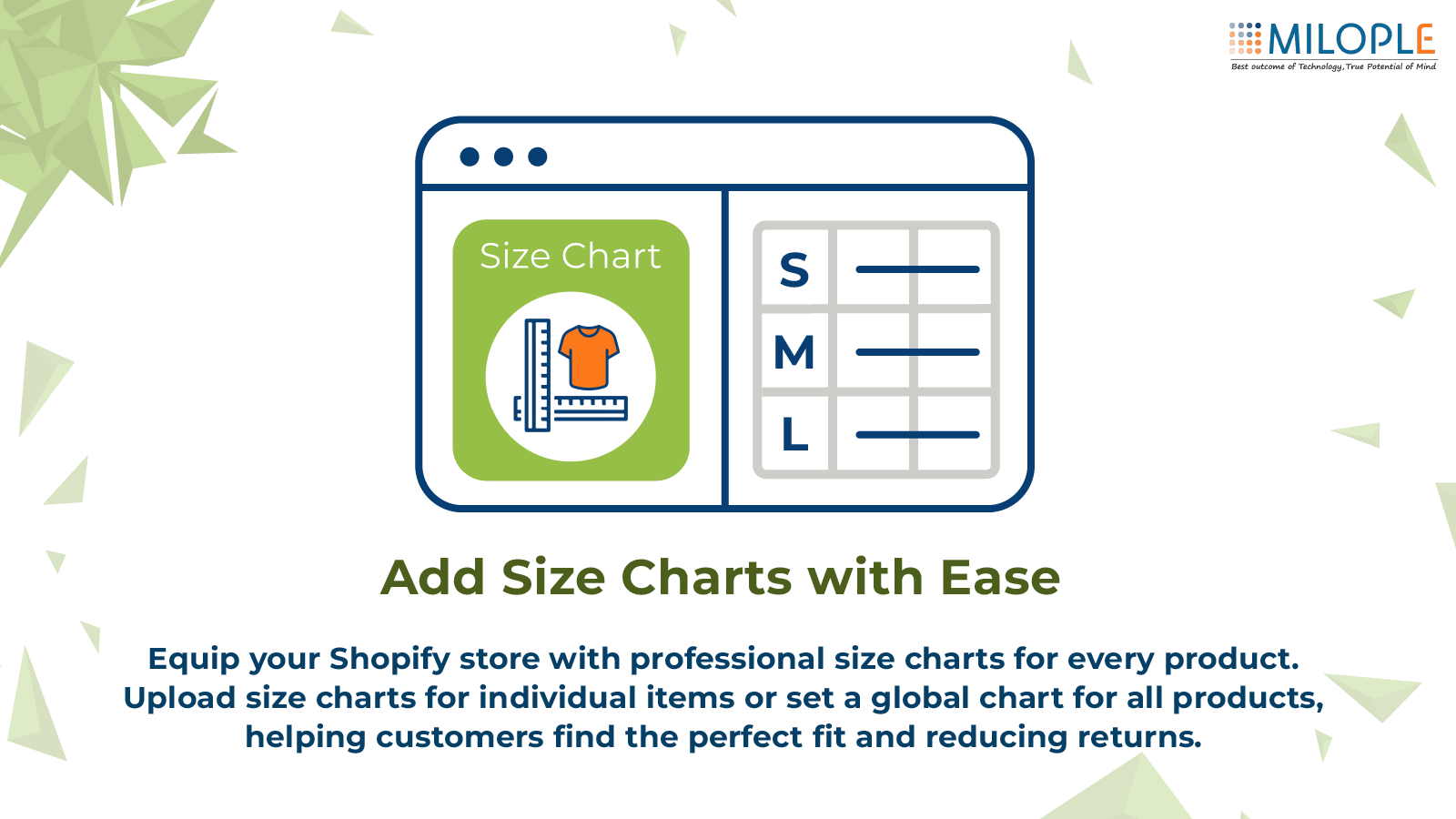Add Size CHart with Ease