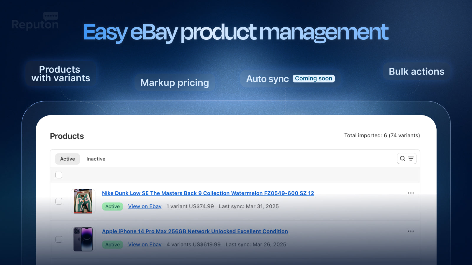 eBay importer shopify