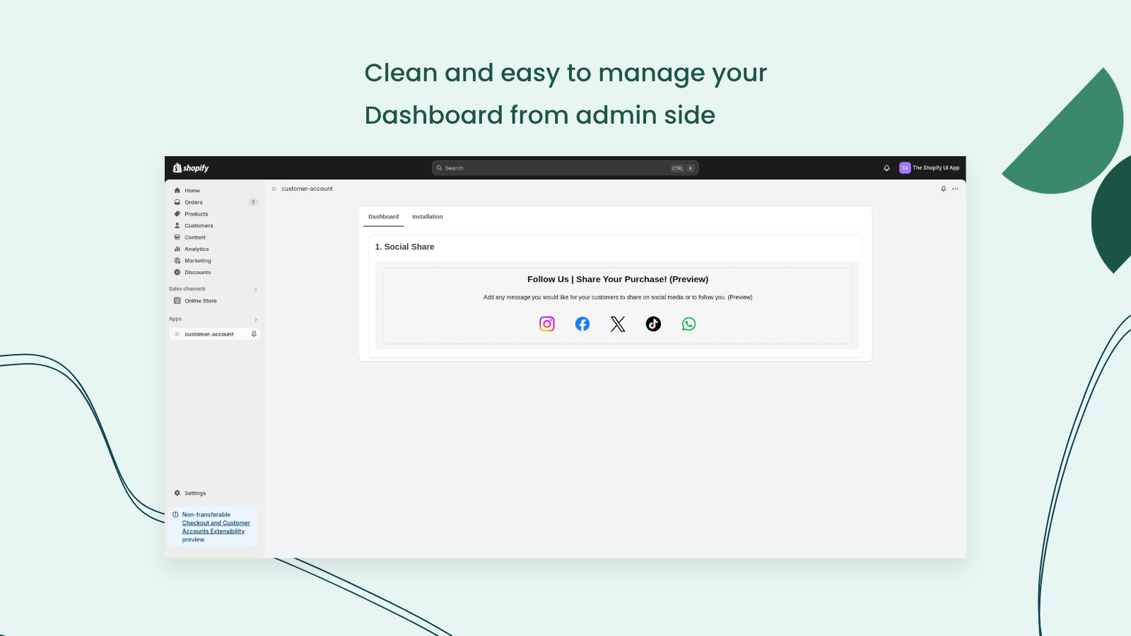 Customer UI by Slash Themes
