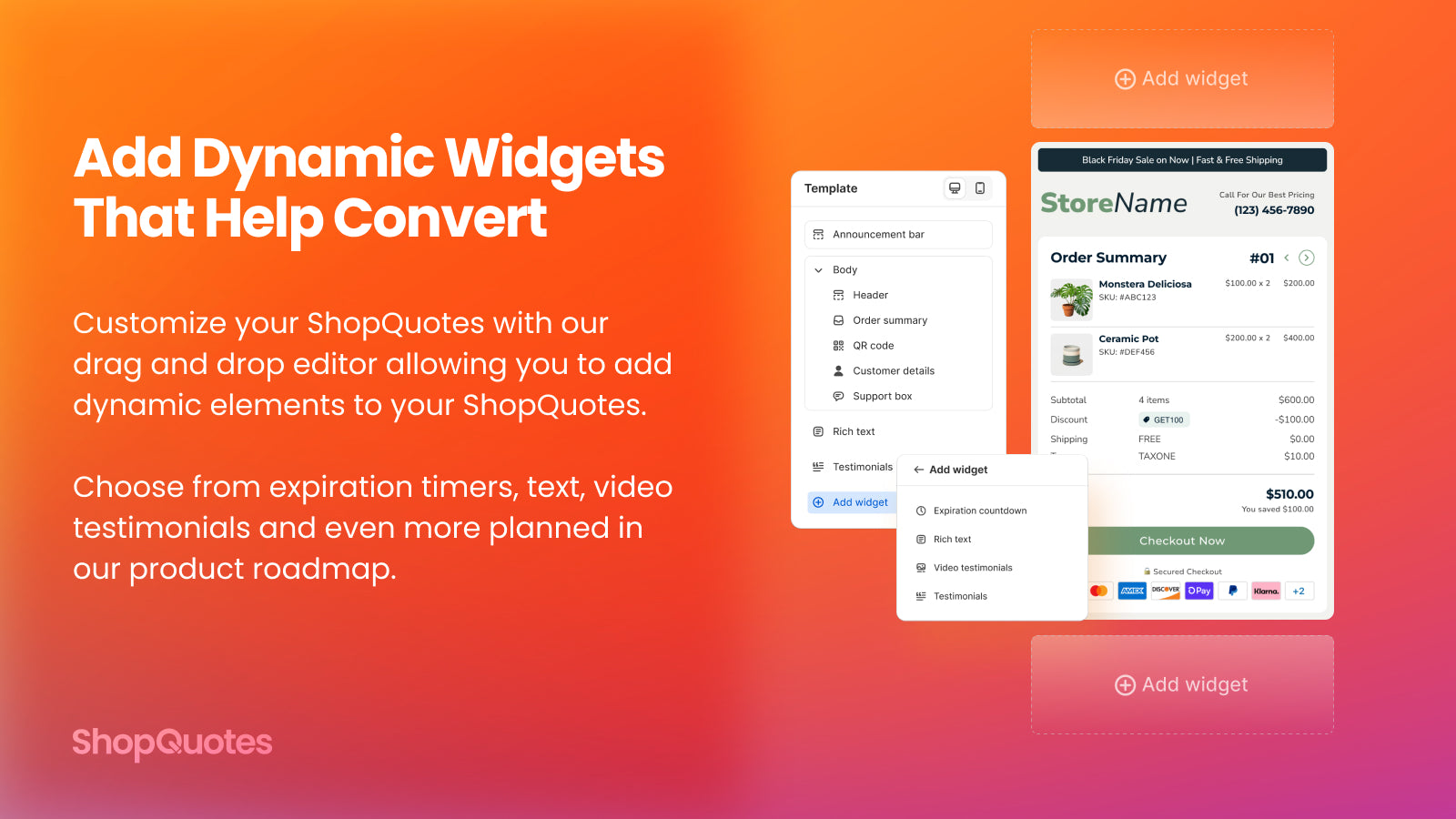 ShopQuotes | Widgets