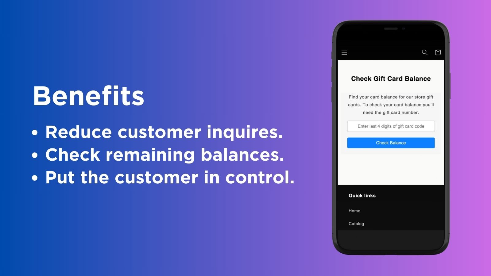 benefits of using this app for remaining gift card balances