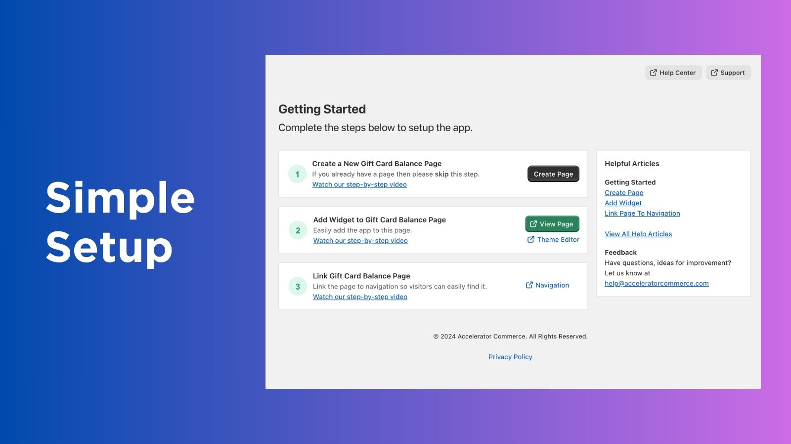 explaining the ease of use of using our gift card checker app