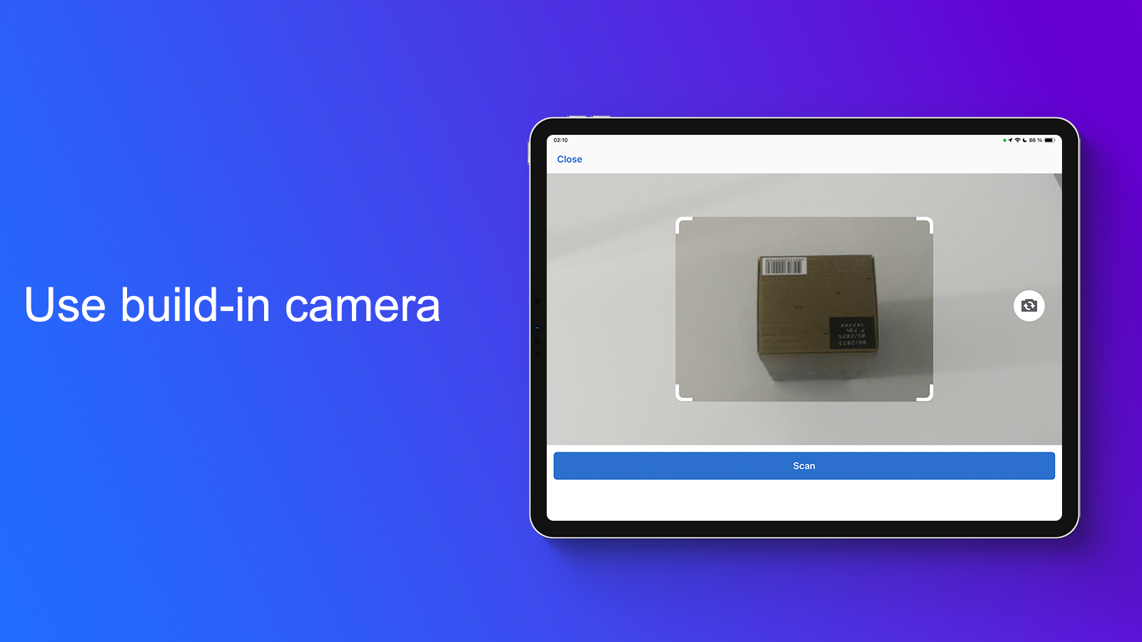 Use built-in camera