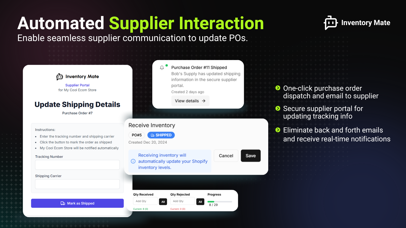 automated supplier interaction