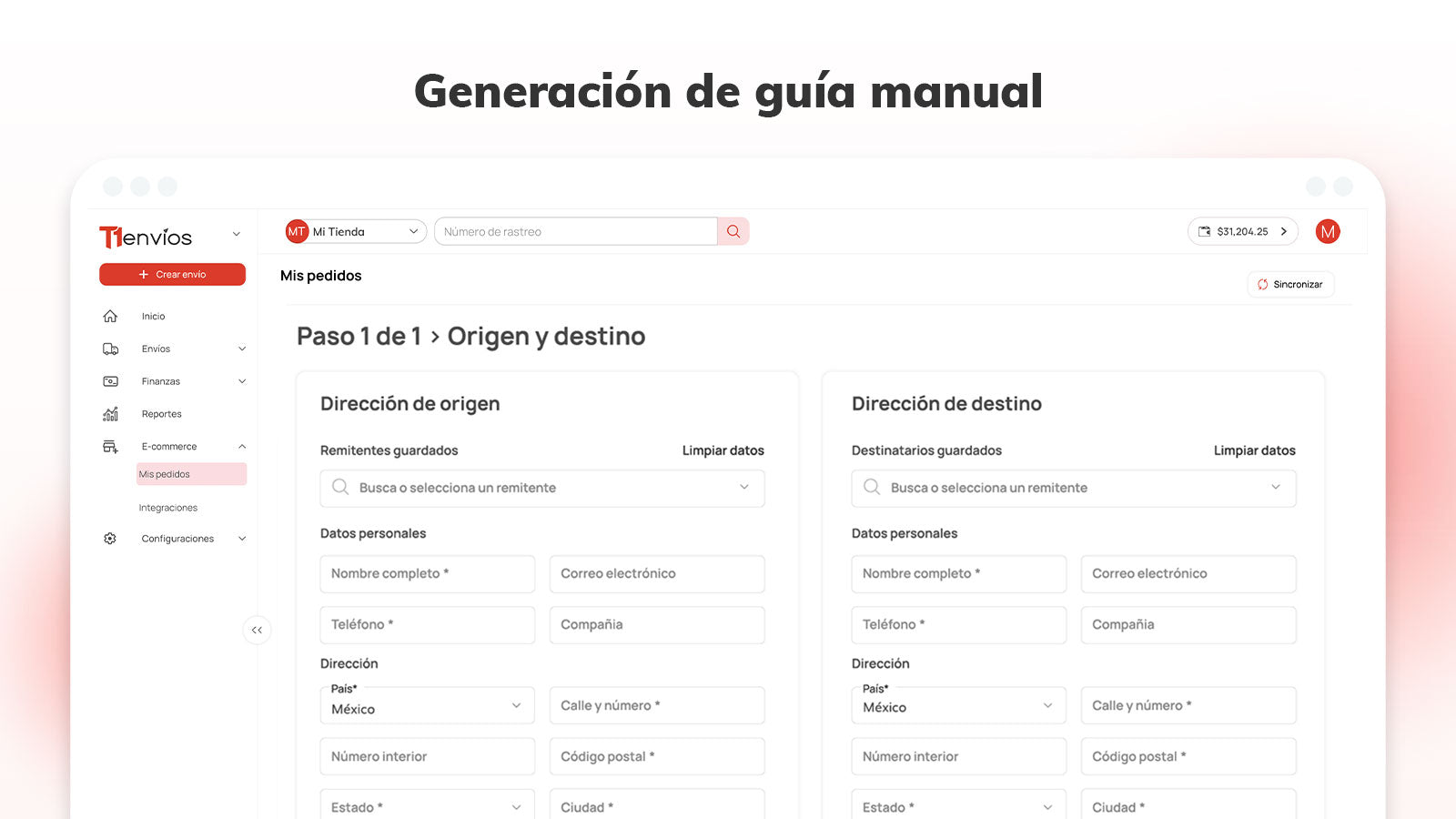 Generar Guías de forma masiva