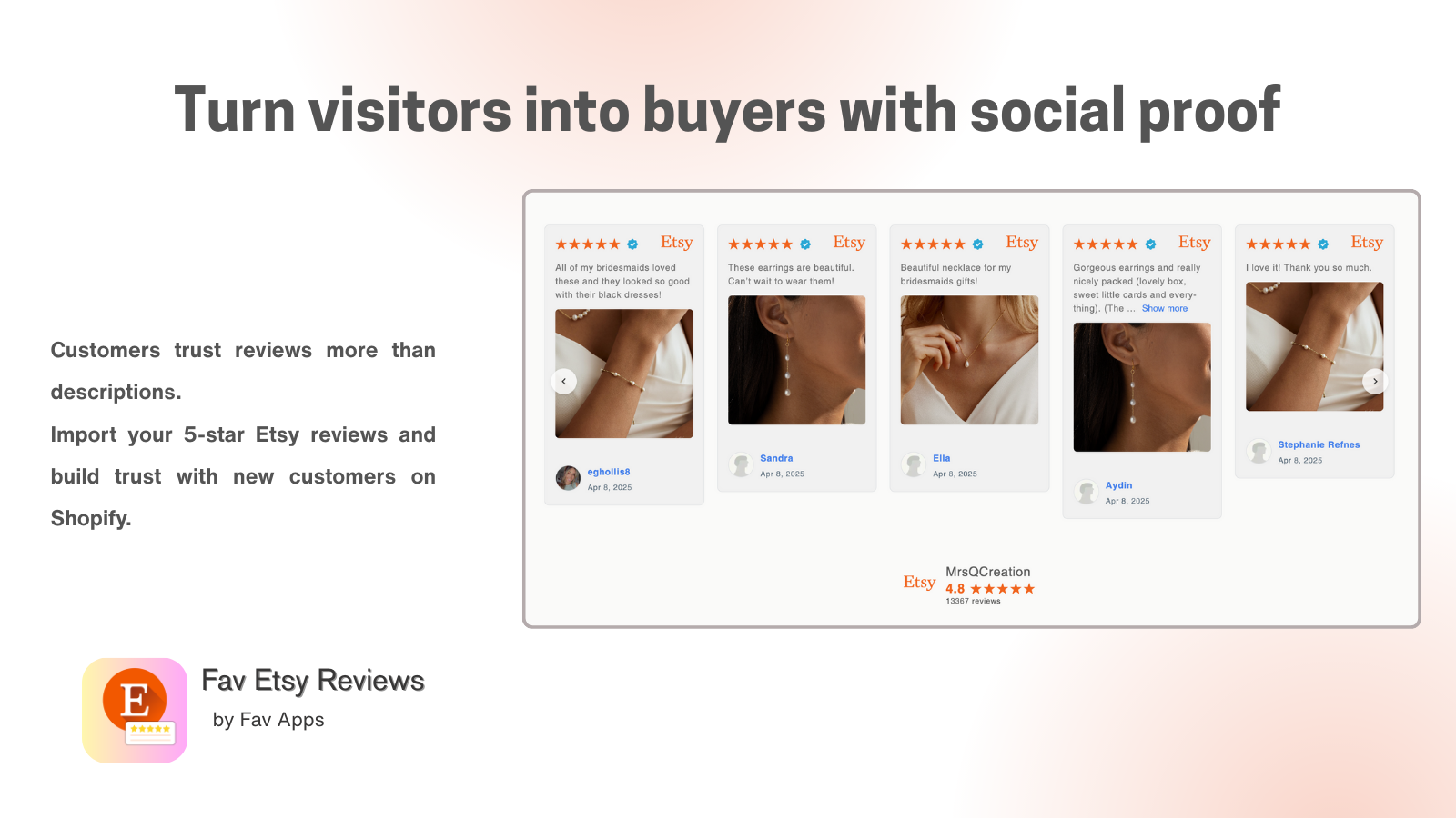 Turn visitors into buyers with social proof