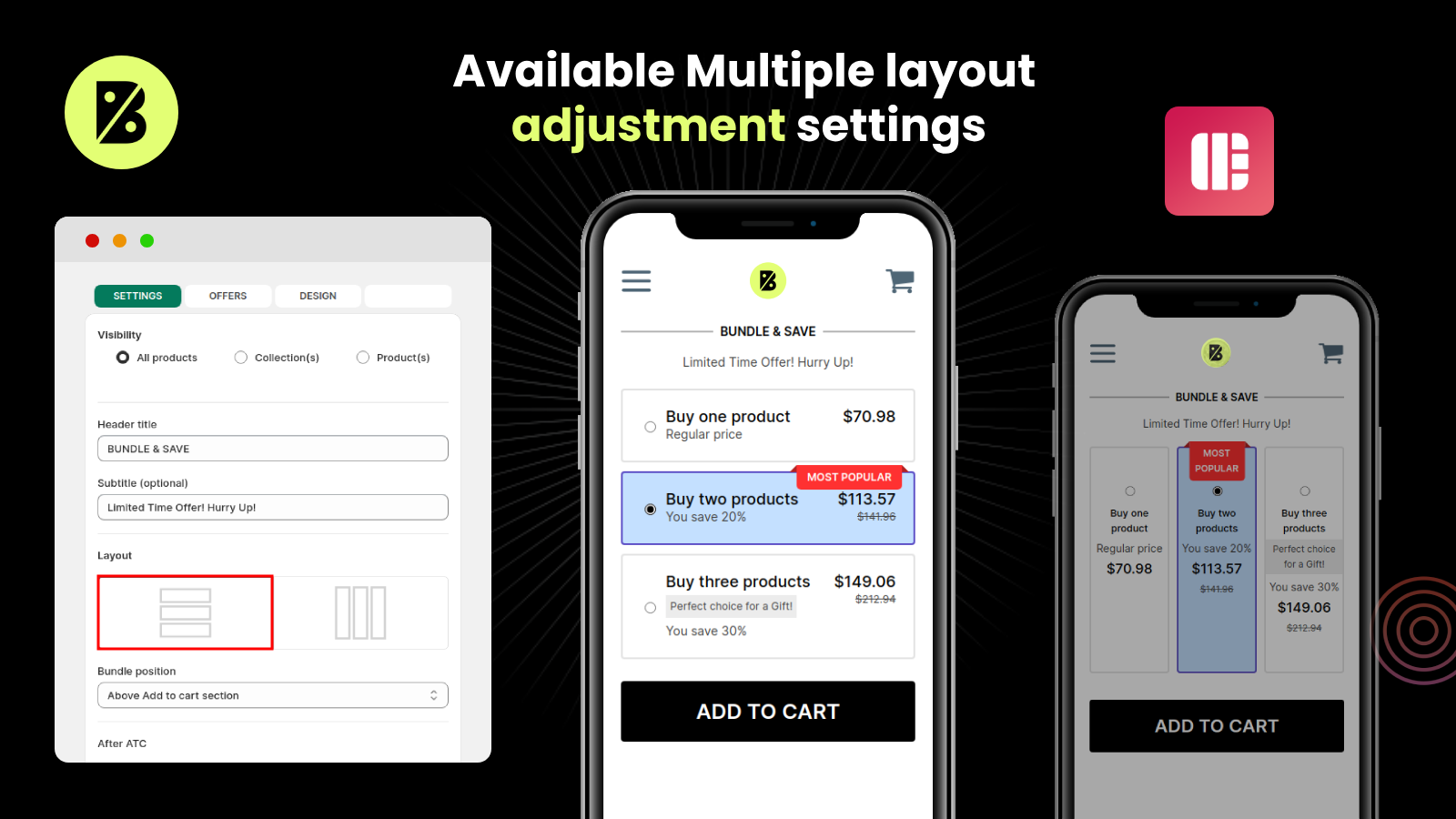 Available multiple Layout