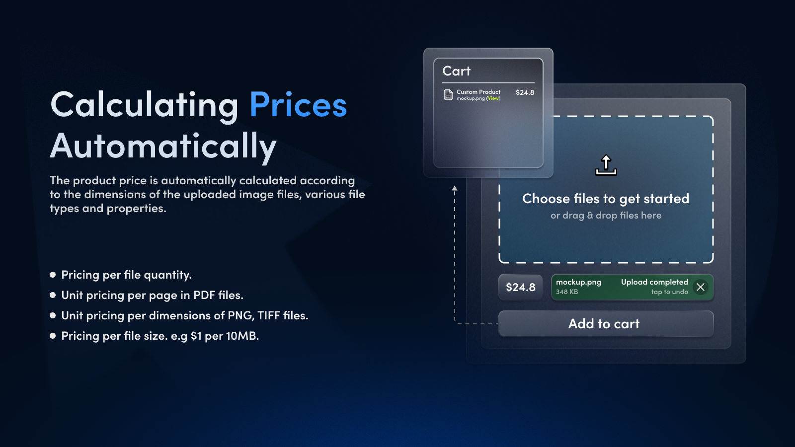 Calculating prices automatically