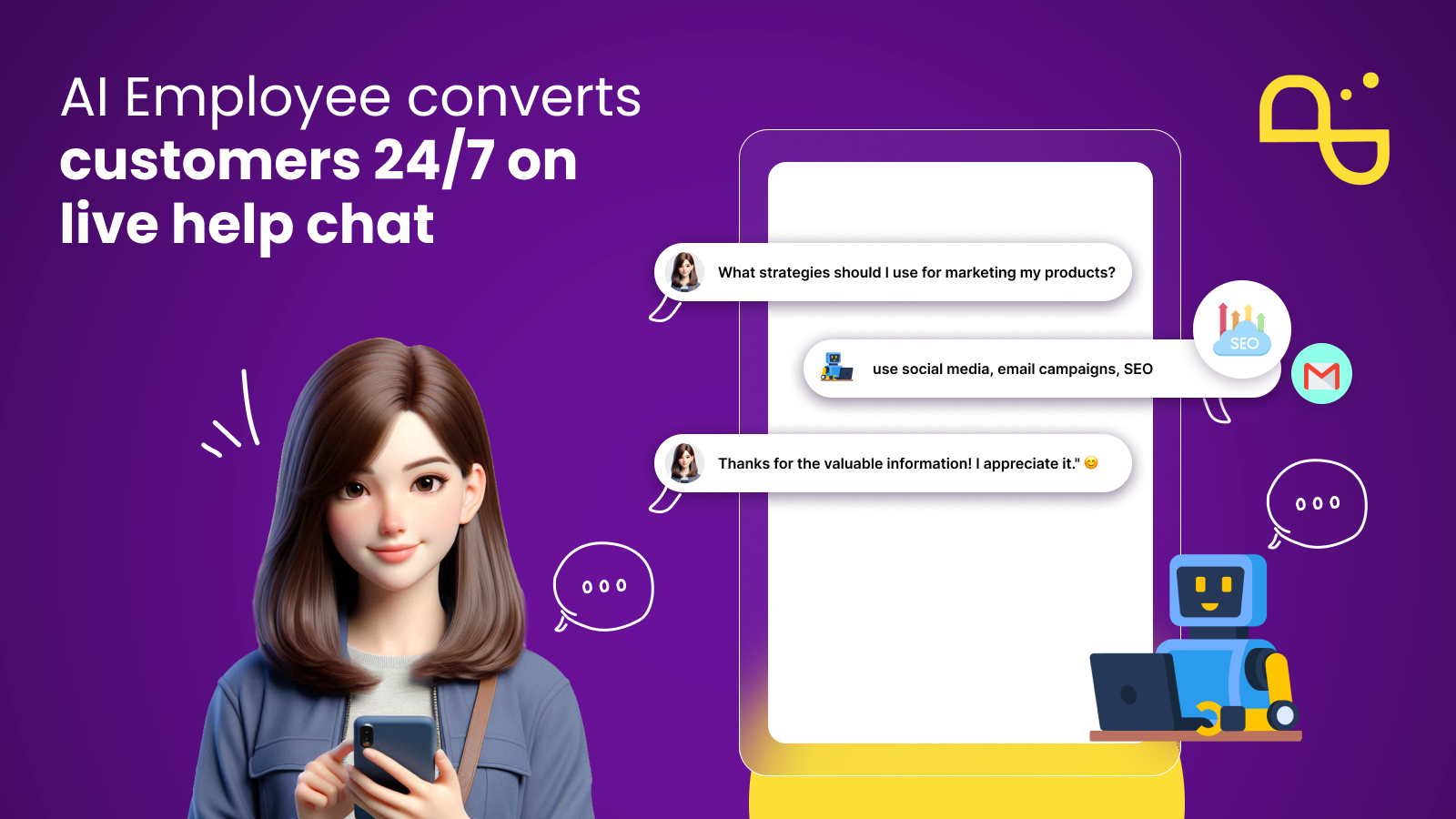 AI chats and converts customers on WhatsApp 24/7 