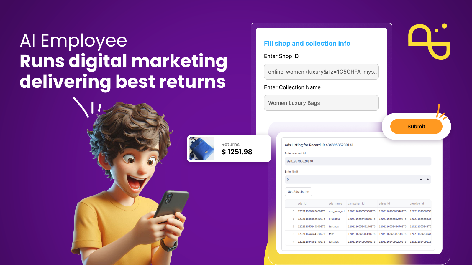 AI runs highly optimized digital marketing across channels