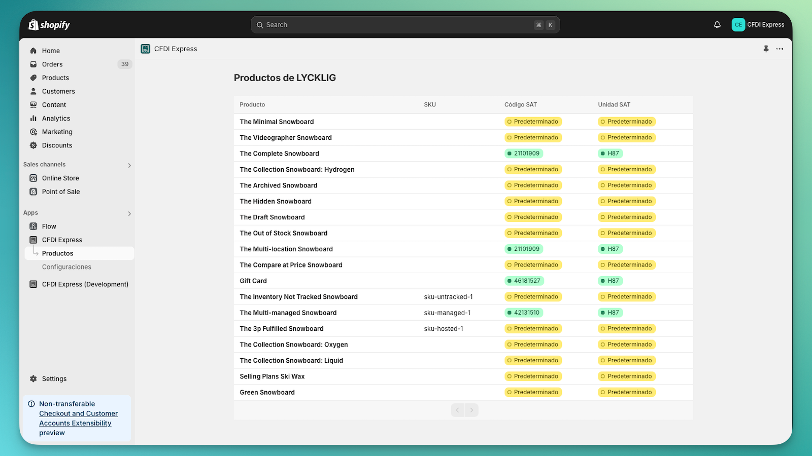 Agrega códigos SAT a tus productos