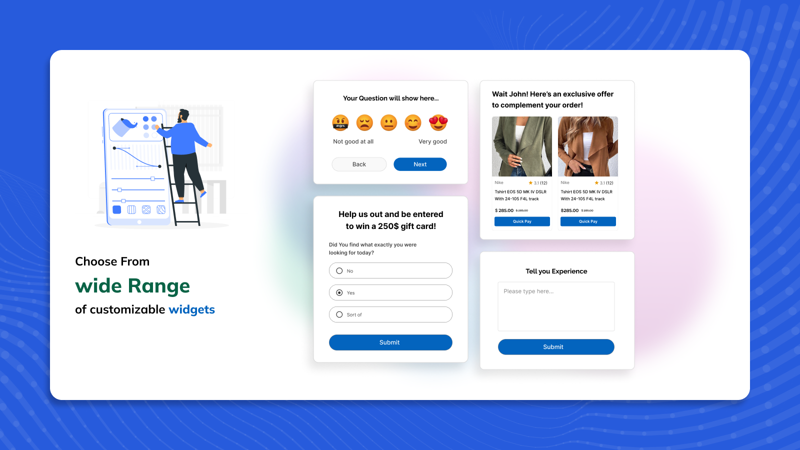 Thankify: Customizable Widgets