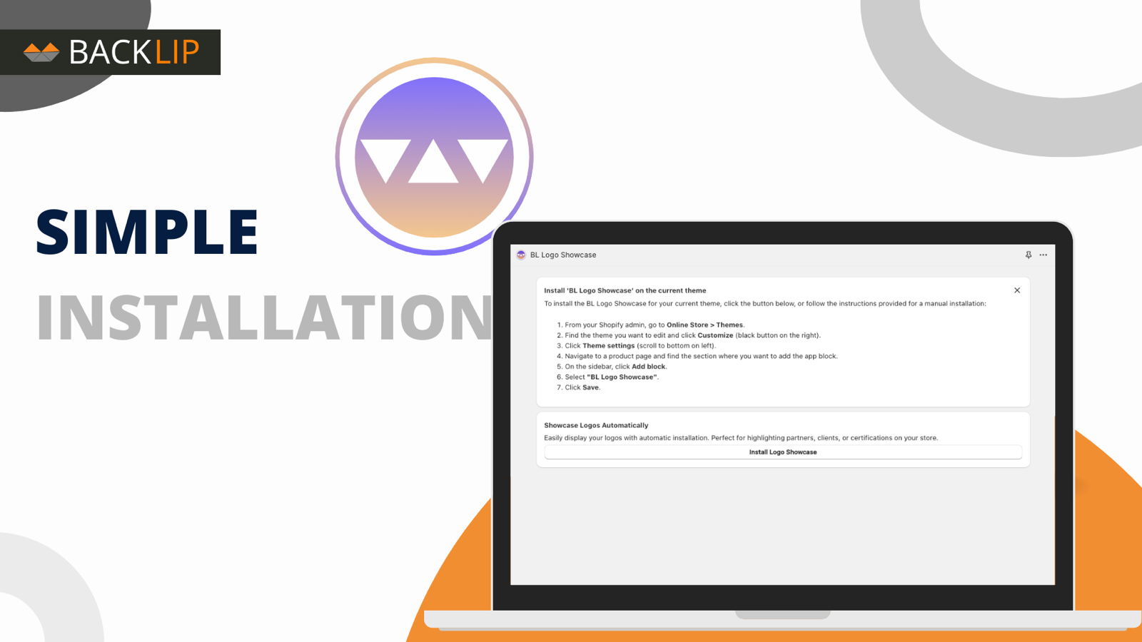 BL Logo Showcase : Simple Installation