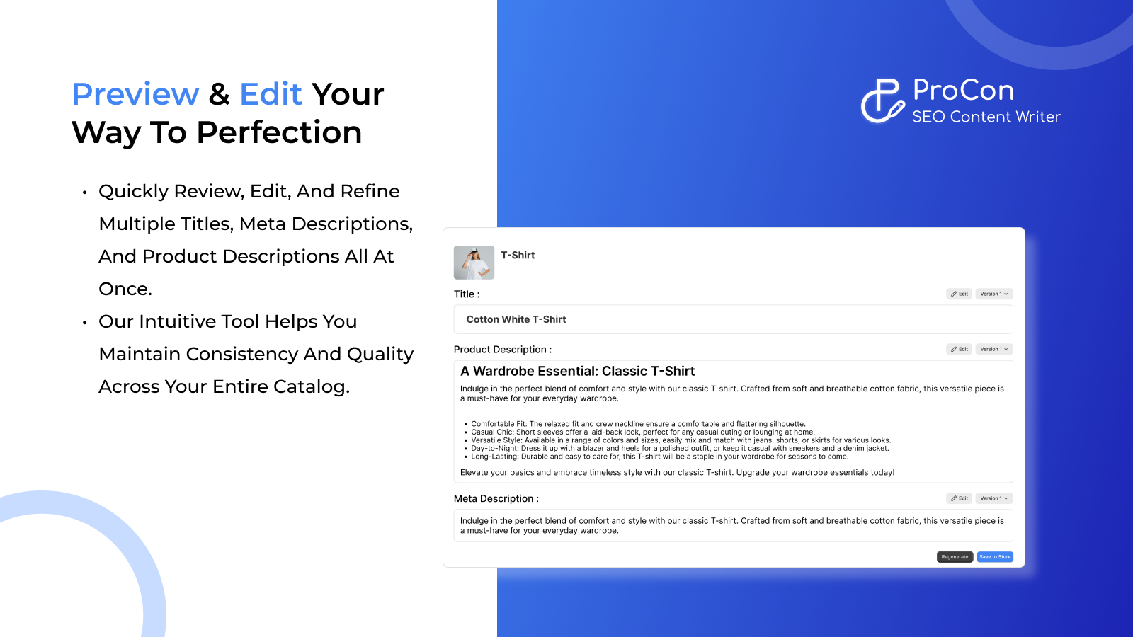 Preview & Edit Your Way To Perfection
