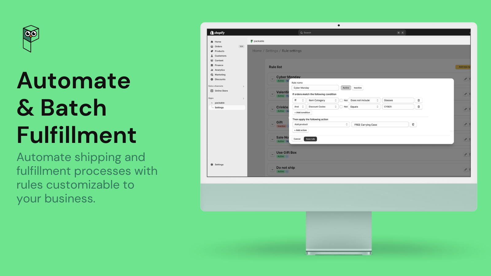 Automate & batch fulfillment