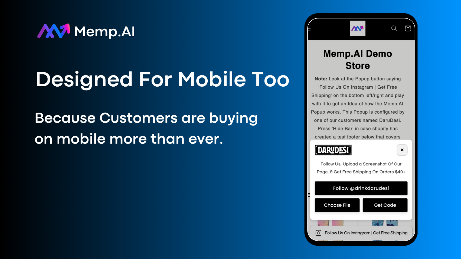 Popup compatible on mobile