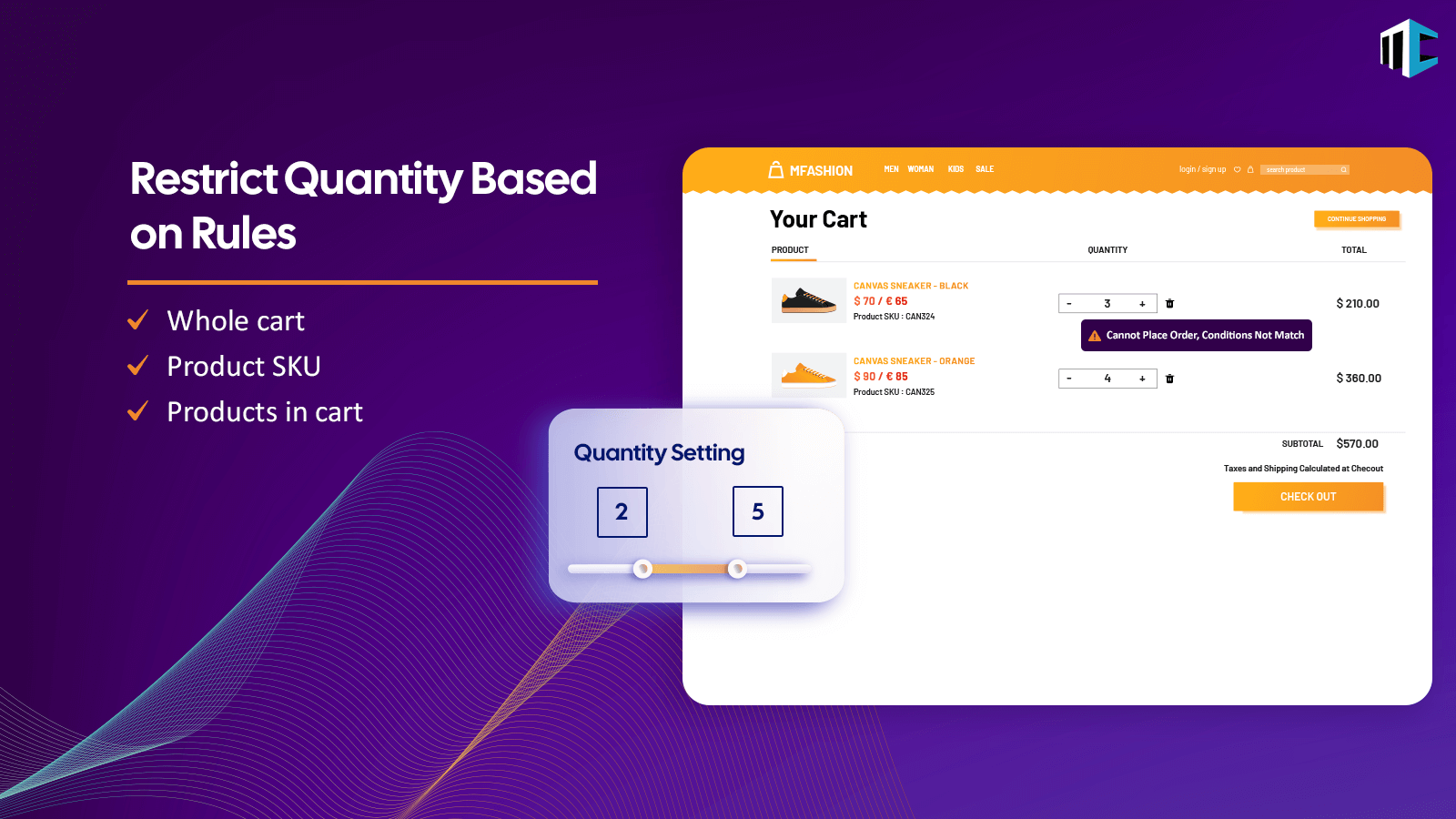 1 - Restrict quantity based on rules