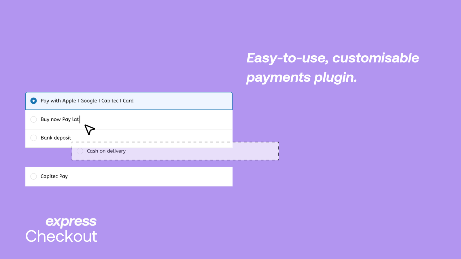 Method optomized checkout