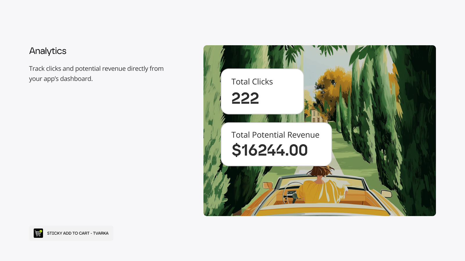 Sticky Add To Cart Analytics: Potential Revenue