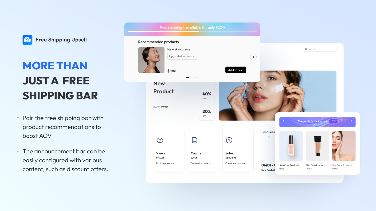 More than just a Free Shipping Bar