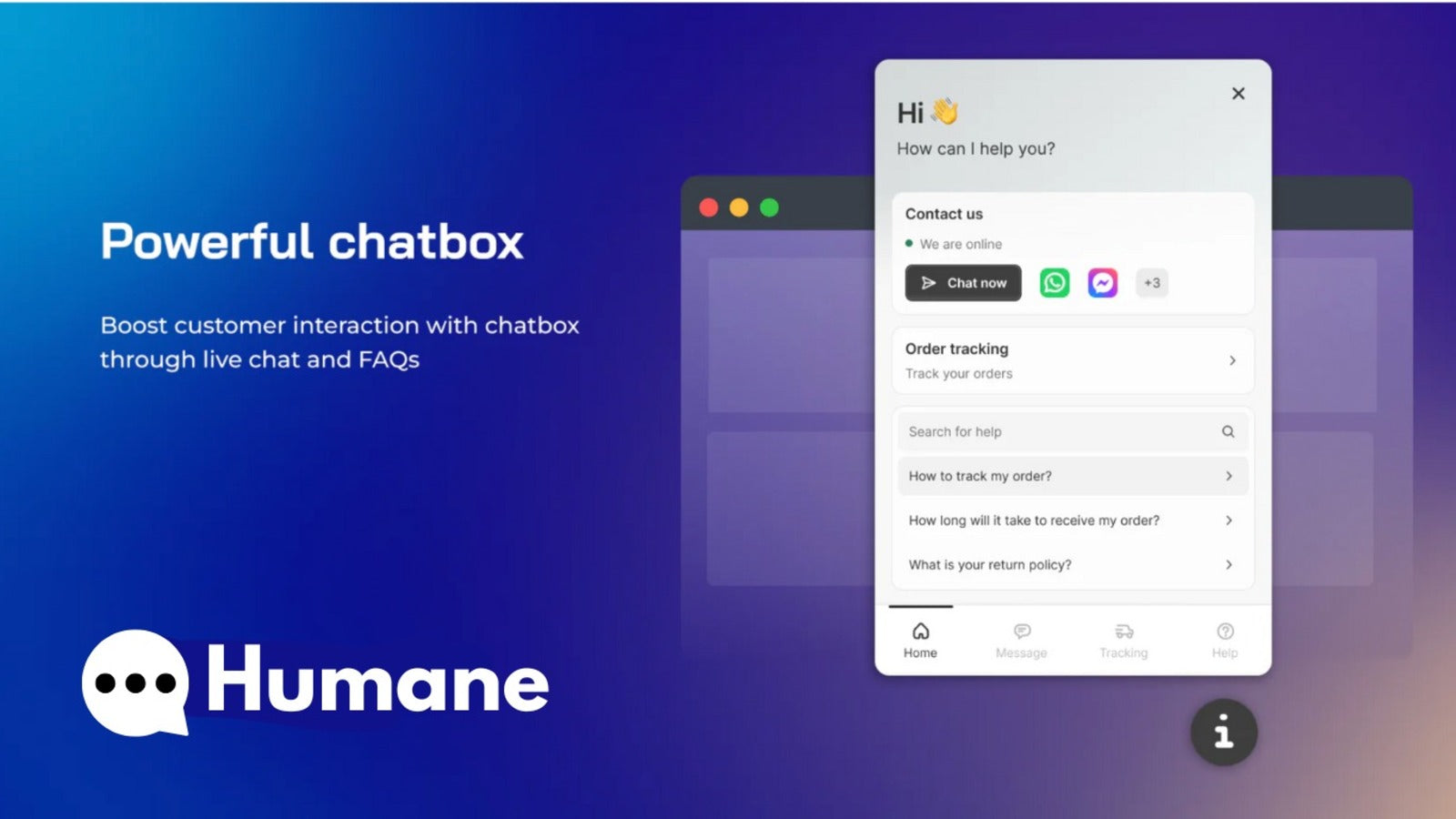 instant, 24/7 answers to customer queries