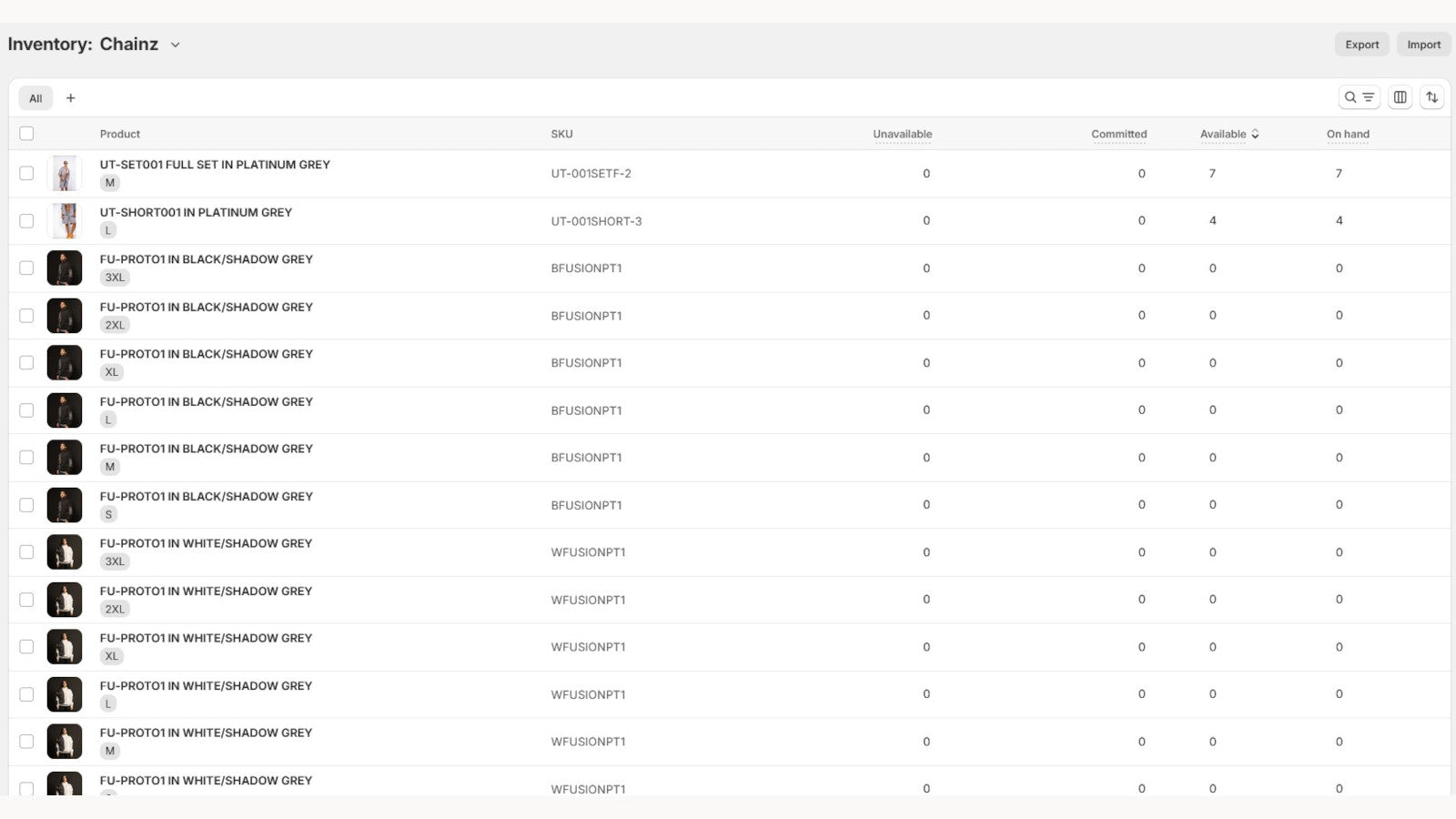 Your products are sent to Chainz Partner System