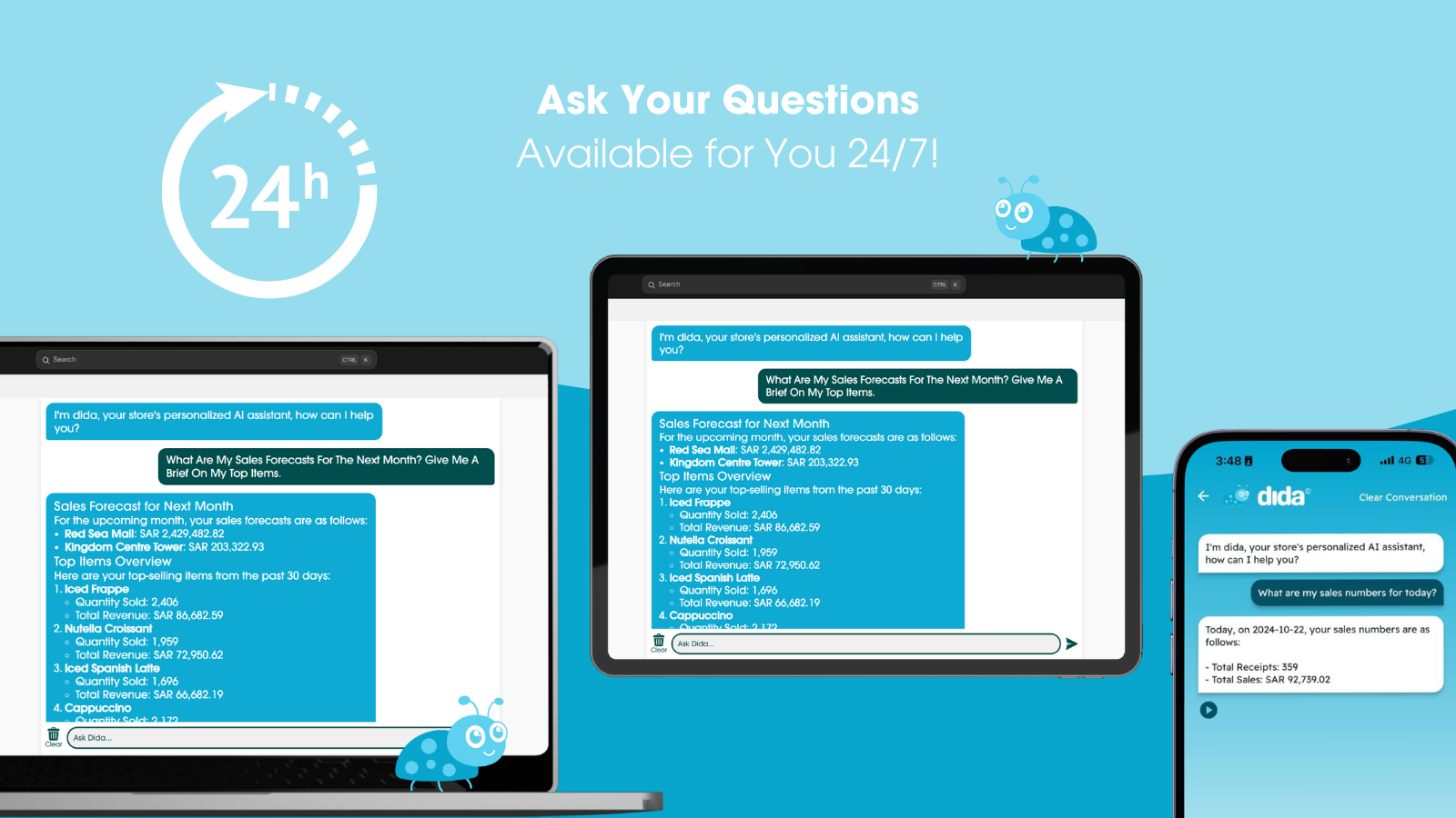 ask shop data questions directly