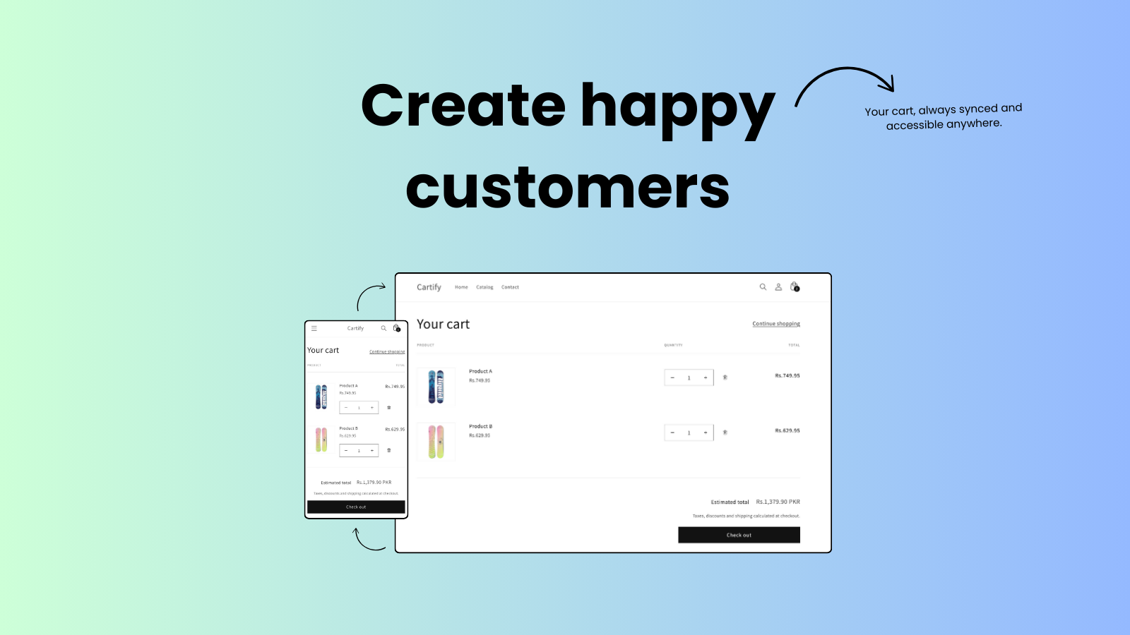 boost conversions by syncing cart to mobile automatically