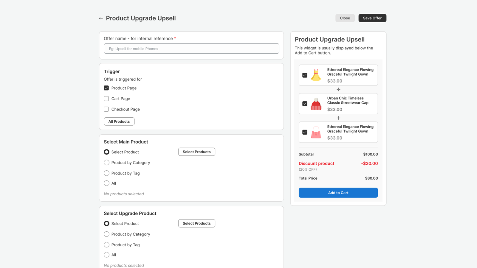 Boostsell Product Upsell