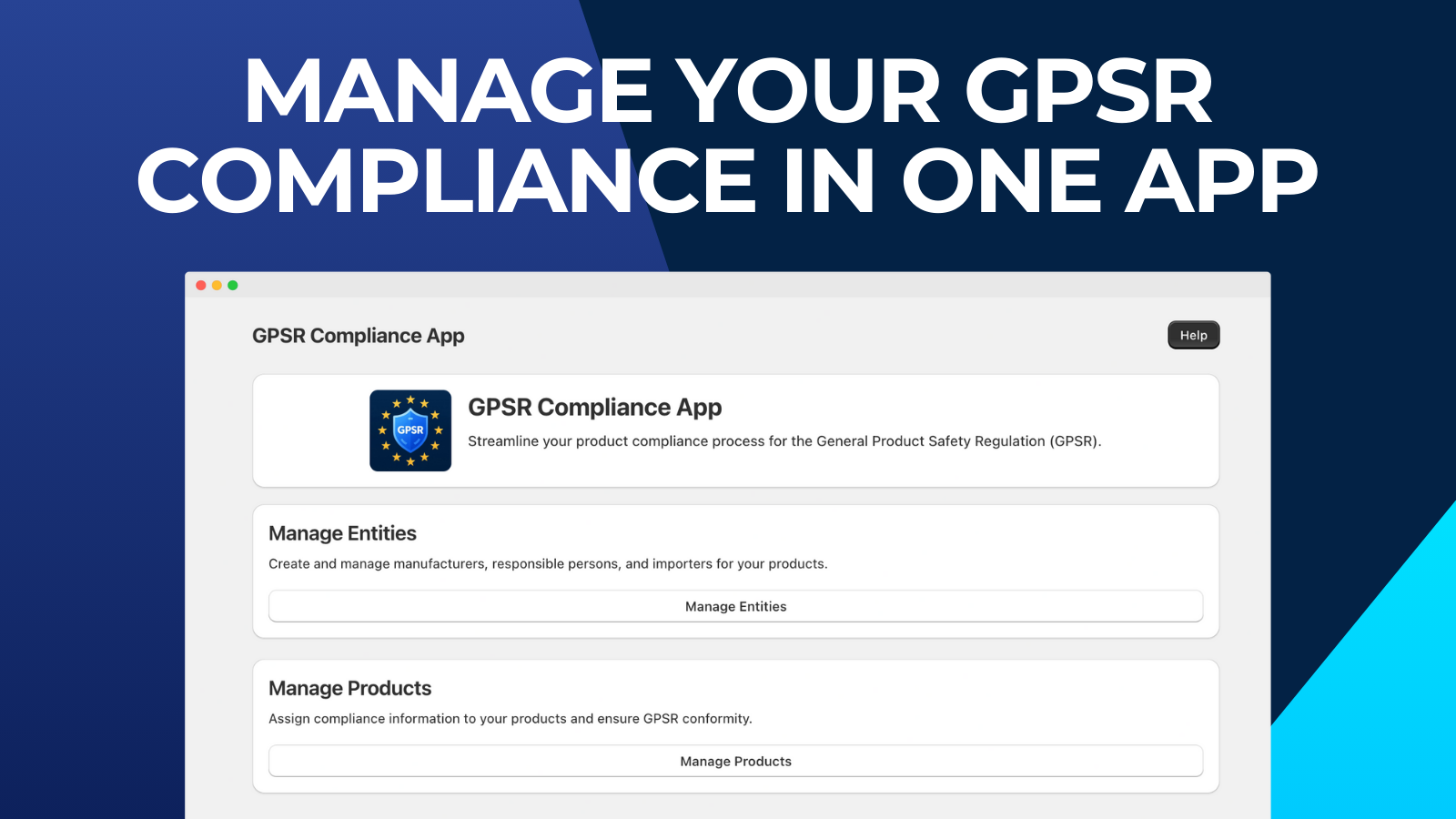 GPSR Compliance Manager for Shopify