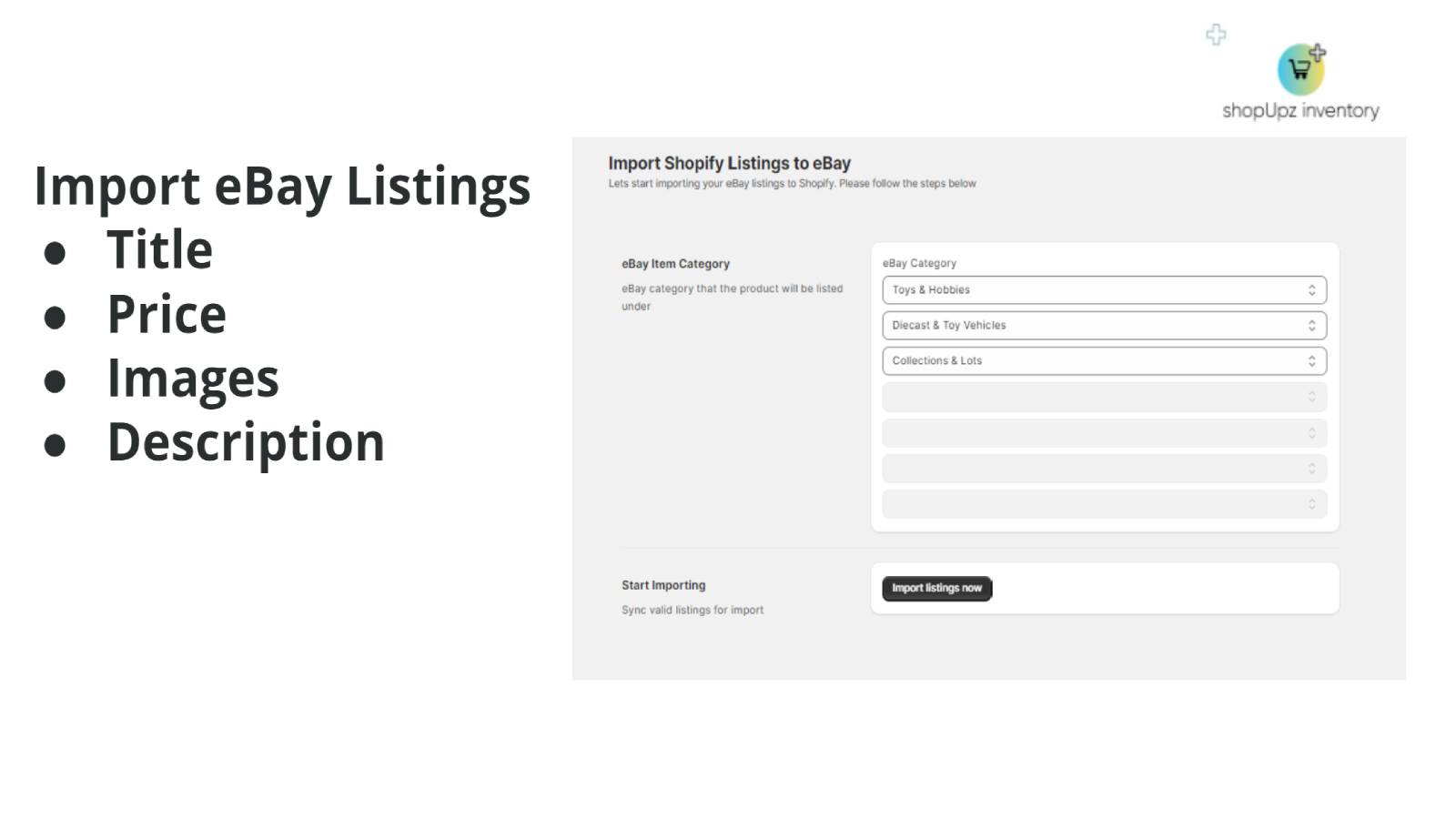 Powerful activity logs - eBay success and error import listings