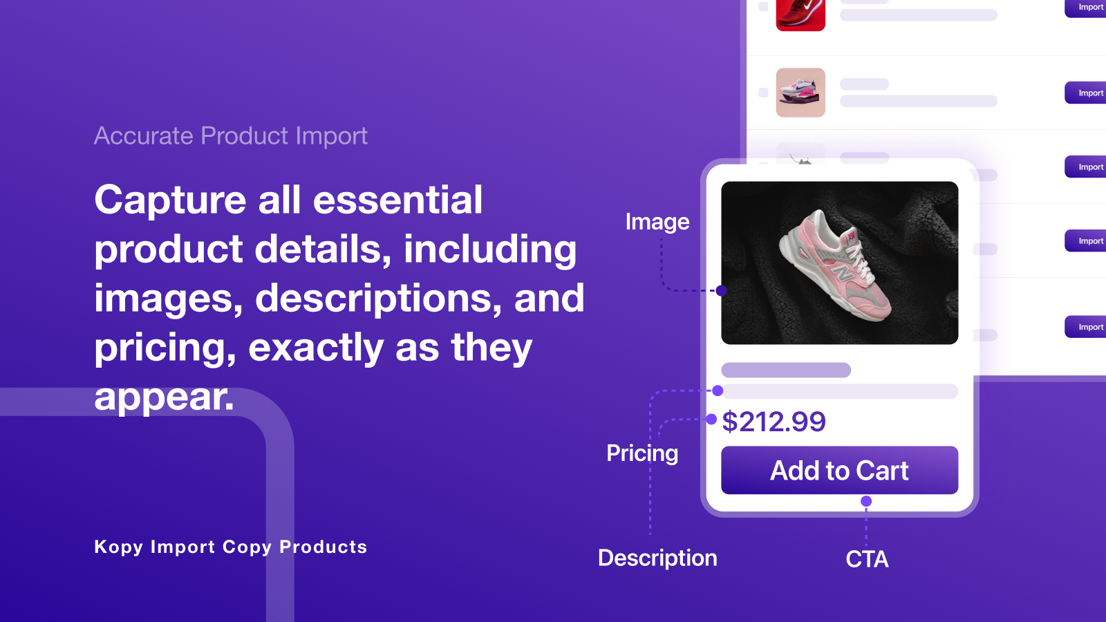 Accurate Copy and Import