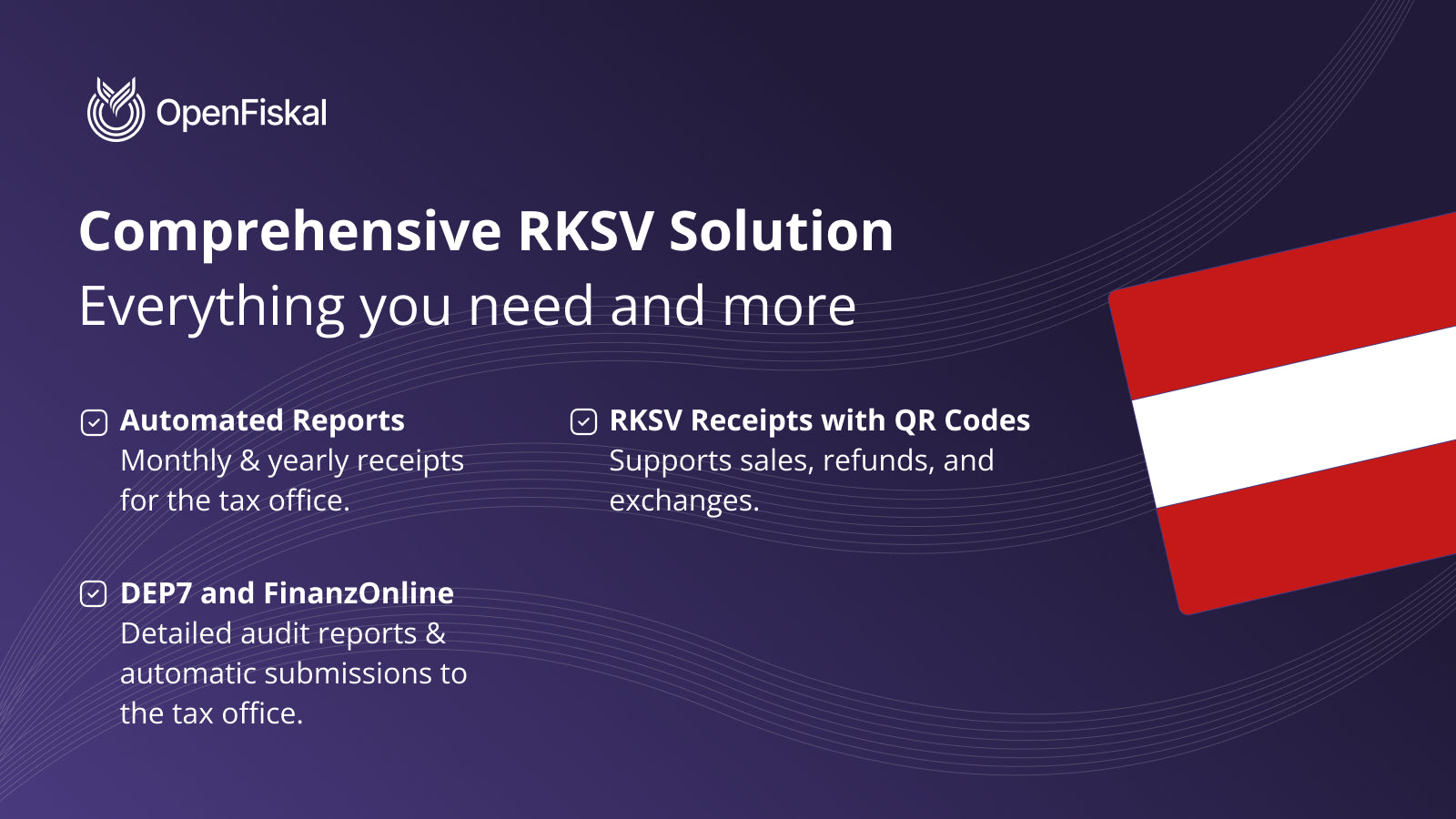 Comprehensive RKSV Solution - Everything you need and more
