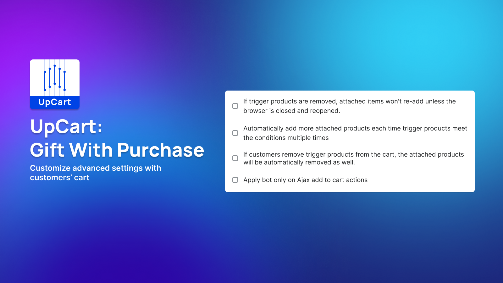 UpCart Gift With Purchase