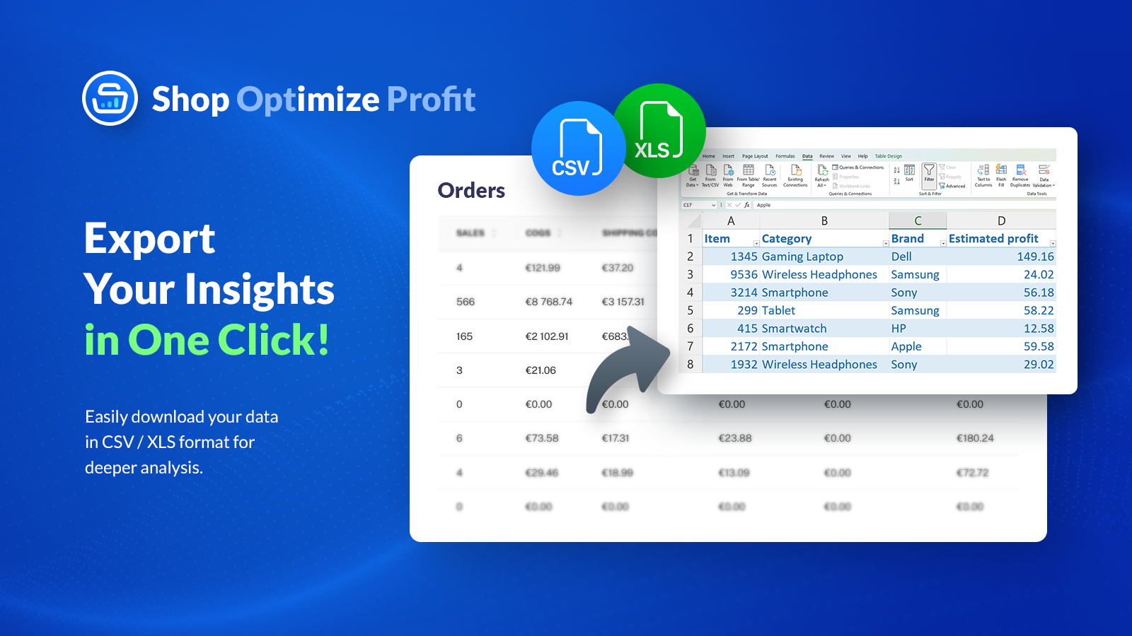 Export in One Click