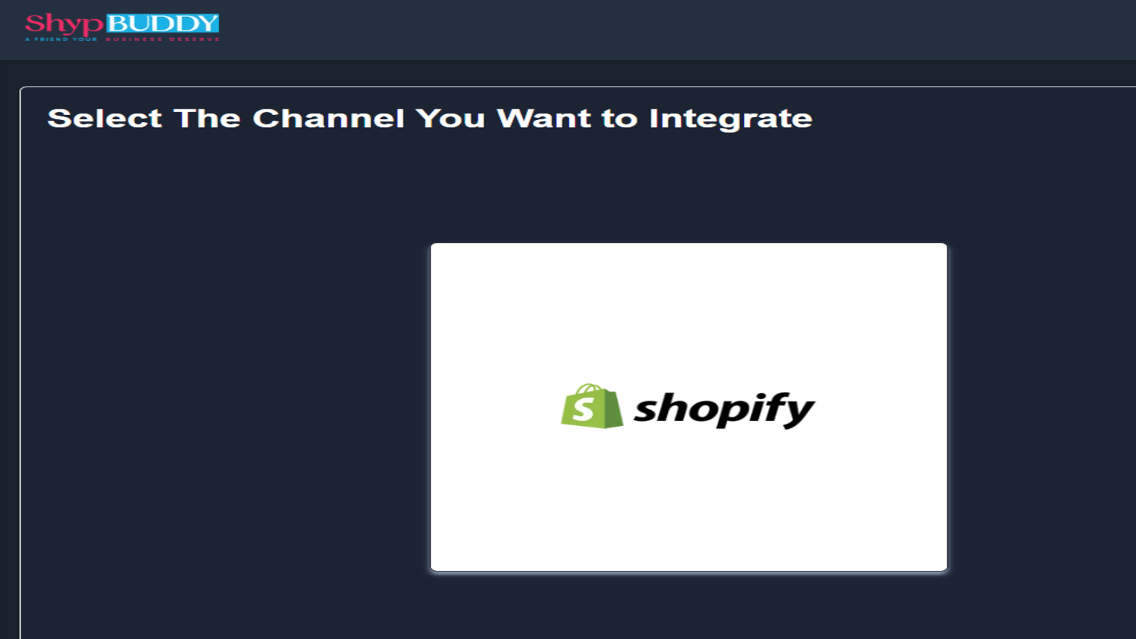 Shopify Integration