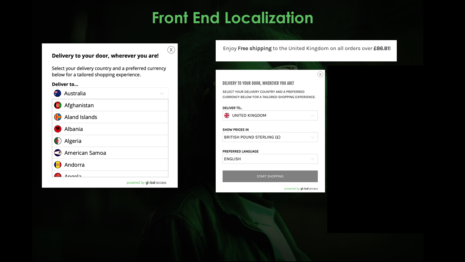 Front End Localization
