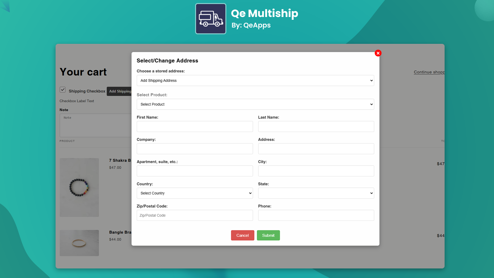 Multiple Address Shipping