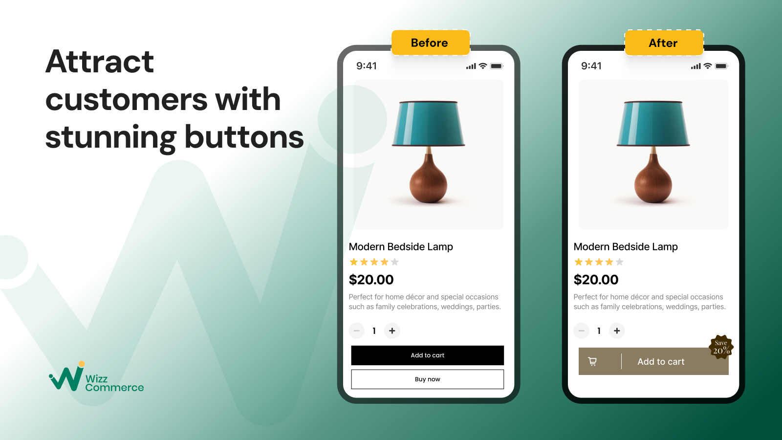 Add to cart button templates & styles in Product page